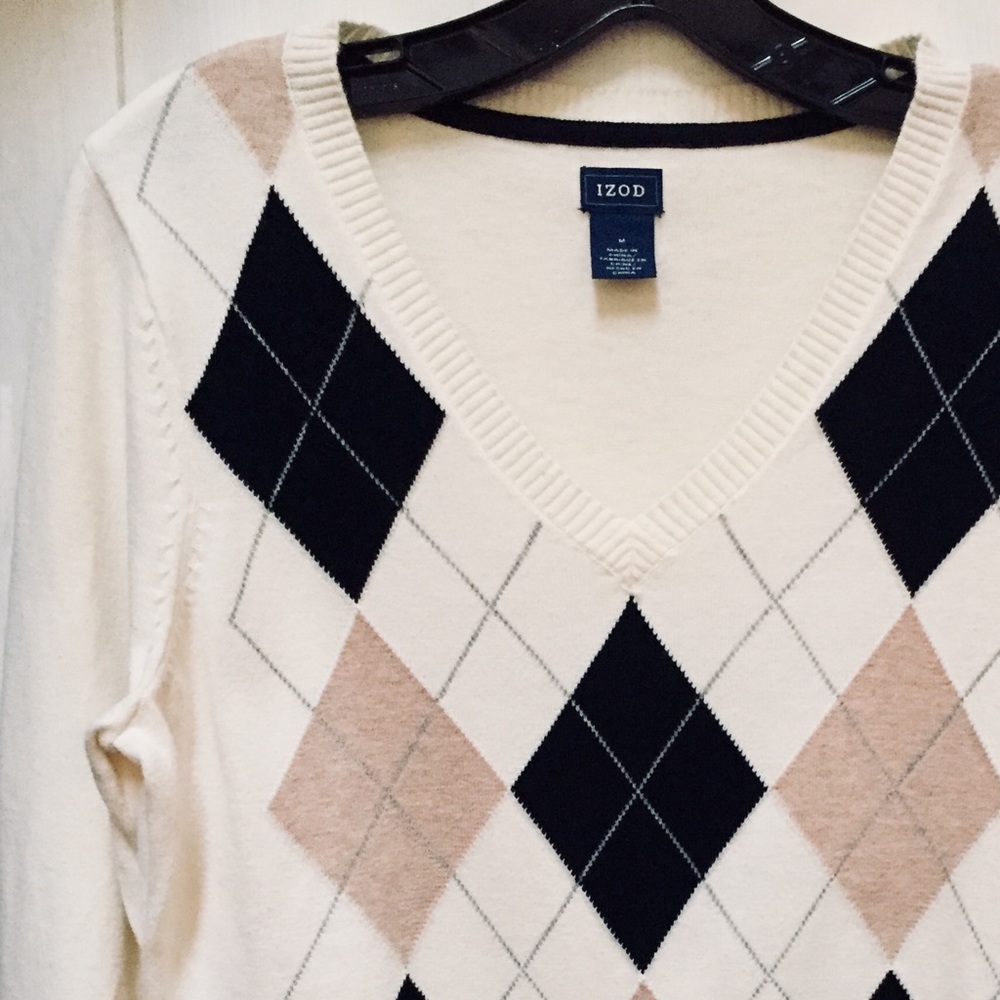 Women’s Argyle Izod Sweater